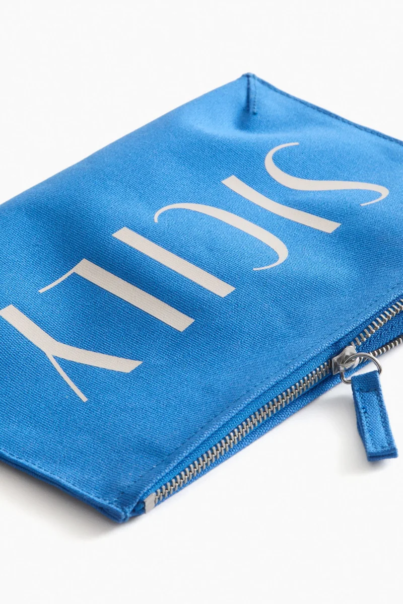 اتش اند ام حقيبة شاطئ قماشية